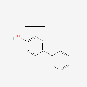 molecular formula C16H18O B8721277 [1,1'-Biphenyl]-4-ol, 3-(1,1-dimethylethyl)- CAS No. 42479-87-8