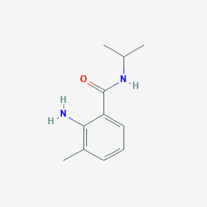 molecular formula C11H16N2O B8721379 2-amino-3-methyl-N-(1-methylethyl)benzamide 