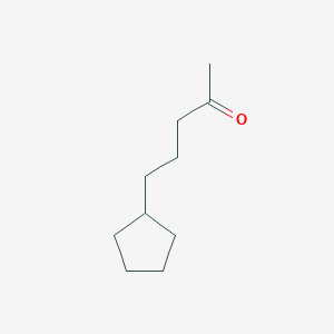 molecular formula C10H18O B8721397 5-Cyclopentylpentan-2-one 