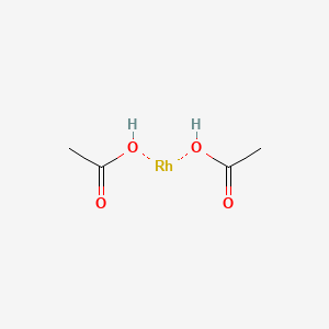 molecular formula C4H8O4Rh B8721417 Rhodium(III) Acetate Solution 