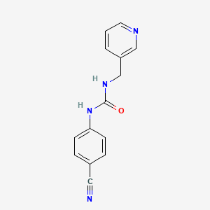 1-(4-Cyanophenyl)-3-[(pyridin-3-yl)methyl]urea