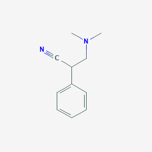 molecular formula C11H14N2 B8721447 Dimethylaminomethylbenzylcyanide CAS No. 2873-99-6