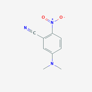 molecular formula C9H9N3O2 B8721448 5-Dimethylamino-2-nitrobenzonitrile 