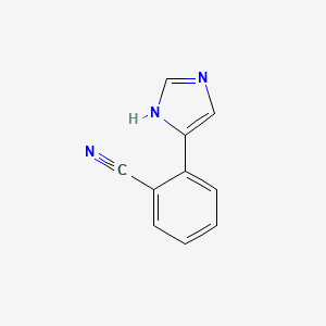 2-(1H-imidazol-4-yl)benzonitrile