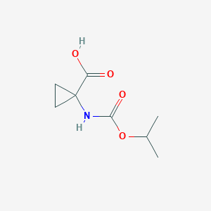 1-({[(Propan-2-yl)oxy]carbonyl}amino)cyclopropane-1-carboxylic acid