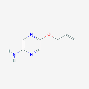 molecular formula C7H9N3O B8721508 5-Allyloxy-pyrazin-2-ylamine 