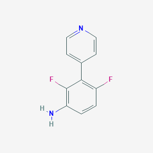 2,4-Difluoro-3-(pyridin-4-yl)aniline