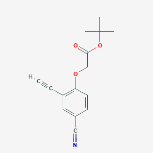 Tert-butyl(4-cyano-2-ethynylphenoxy)acetate