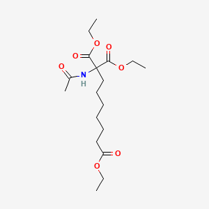 Triethyl 1-(acetylamino)heptane-1,1,7-tricarboxylate