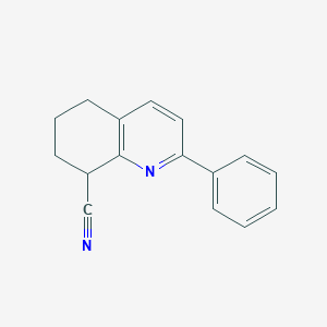 2-Phenyl-5,6,7,8-tetrahydroquinoline-8-carbonitrile