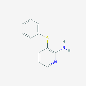 molecular formula C11H10N2S B8721582 2-Amino-3-phenylthio pyridine 