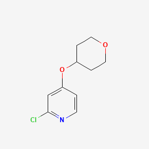 2-chloro-4-(tetrahydro-2H-pyran-4-yloxy)pyridine