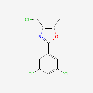 4-(Chloromethyl)-2-(3,5-dichlorophenyl)-5-methyl-1,3-oxazole