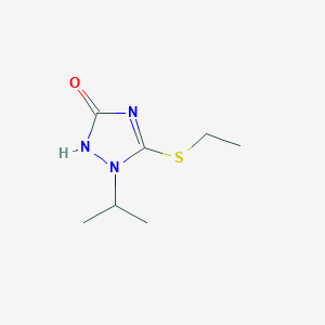 5-(Ethylsulfanyl)-1-(propan-2-yl)-1,2-dihydro-3H-1,2,4-triazol-3-one