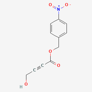 molecular formula C11H9NO5 B8721641 (4-Nitrophenyl)methyl 4-hydroxybut-2-ynoate CAS No. 95967-48-9