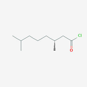 molecular formula C10H19ClO B8721651 Octanoyl chloride, 3,7-dimethyl-, (3R)- 