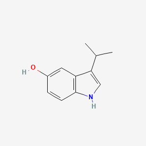 molecular formula C11H13NO B8721689 3-isopropyl-1H-indol-5-ol 