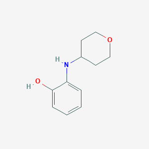 molecular formula C11H15NO2 B8721731 2-(Tetrahydro-pyran-4-ylamino)-phenol 