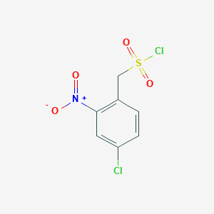 (4-Chloro-2-nitrophenyl)methanesulfonyl chloride