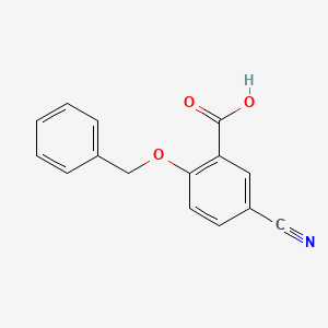 2-(Benzyloxy)-5-cyanobenzoic acid