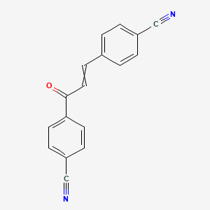 1,3-Bis(4-cyanophenyl)prop-2-en-1-one