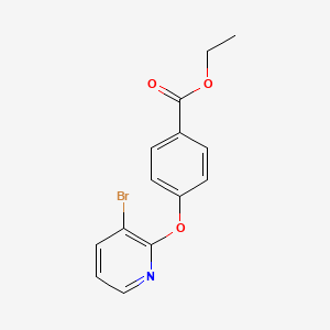 Ethyl 4-(3-bromopyridin-2-yloxy)benzoate