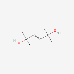 molecular formula C8H16O2 B8721845 2,5-Dimethyl-3-hexene-2,5-diol 