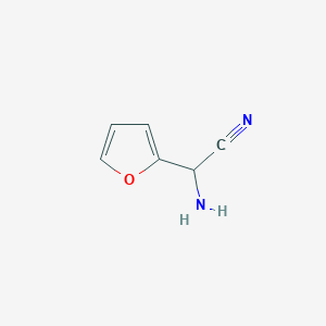 Amino-cyano-(furan-2-yl)methane