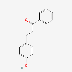 molecular formula C15H14O2 B8721889 alpha-(4-Hydroxyphenethyl)benzaldehyde CAS No. 17791-25-2