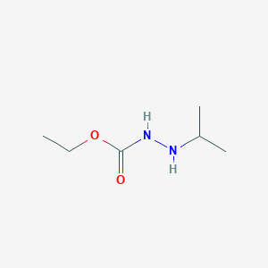 molecular formula C6H14N2O2 B8722031 ethyl N-(propan-2-ylamino)carbamate CAS No. 6637-65-6