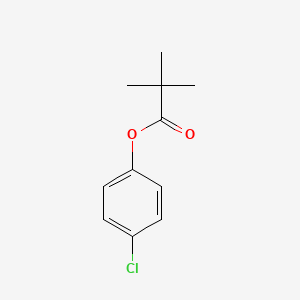 molecular formula C11H13ClO2 B8722037 2,2-Dimethylpropanoic acid, 4-chlorophenyl ester 