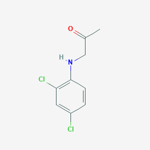 molecular formula C9H9Cl2NO B8722121 1-(2,4-Dichloroanilino)propan-2-one CAS No. 503842-34-0