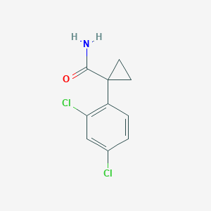 molecular formula C10H9Cl2NO B8722137 1-(2,4-Dichlorophenyl)cyclopropane-1-carboxamide CAS No. 56427-85-1