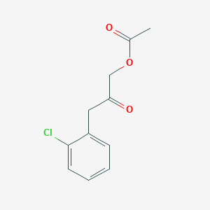 molecular formula C11H11ClO3 B8722162 3-(2-Chlorophenyl)-2-oxopropyl Acetate CAS No. 851547-69-8