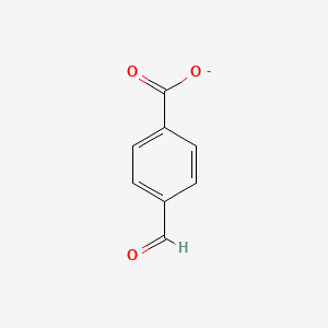 molecular formula C8H5O3- B8722198 4-Formylbenzoate 