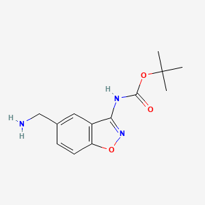 tert-Butyl (5-(aminomethyl)benzo[d]isoxazol-3-yl)carbamate