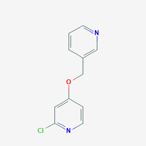 2-Chloro-4-(pyridin-3-ylmethoxy)pyridine