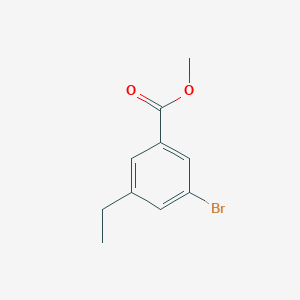 molecular formula C10H11BrO2 B8722228 Methyl 3-bromo-5-ethylbenzoate 