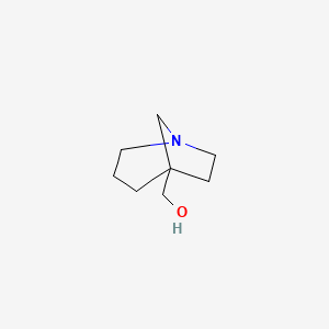 molecular formula C8H15NO B8722254 1-Azabicyclo[3.2.1]octane-5-methanol 