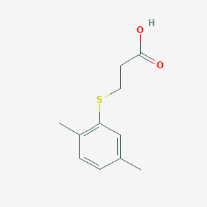 molecular formula C11H14O2S B8722261 3-(2,5-Dimethyl-phenylsulfanyl)-propionic acid 