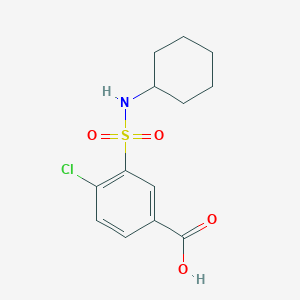 4-Chloro-3-(cyclohexylsulfamoyl)benzoic acid