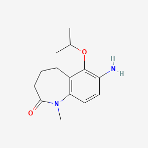 7-amino-1-methyl-6-(propan-2-yloxy)-1,3,4,5-tetrahydro-2H-1-benzazepin-2-one