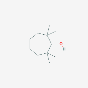 molecular formula C11H22O B8722318 2,2,7,7-Tetramethylcycloheptan-1-ol CAS No. 105463-45-4