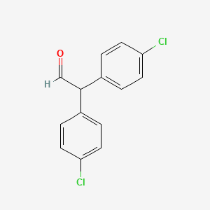 molecular formula C14H10Cl2O B8722332 Bis(4-chlorophenyl)acetaldehyde CAS No. 18164-50-6