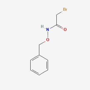 molecular formula C9H10BrNO2 B8722409 N-(Benzyloxy)-2-bromoacetamide CAS No. 78158-32-4