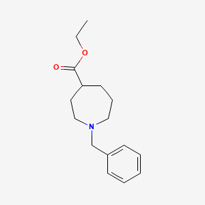 molecular formula C16H23NO2 B8722418 Ethyl 1-benzylazepane-4-carboxylate 
