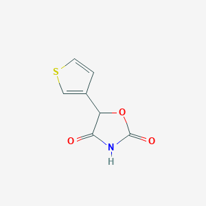 molecular formula C7H5NO3S B8722452 5-(3-Thienyl)oxazolidine-2,4-dione CAS No. 82069-43-0