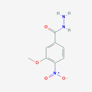 molecular formula C8H9N3O4 B8722502 3-Methoxy-4-nitrobenzohydrazide CAS No. 648917-81-1