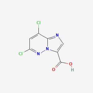 6,8-Dichloroimidazo[1,2-b]pyridazine-3-carboxylic acid