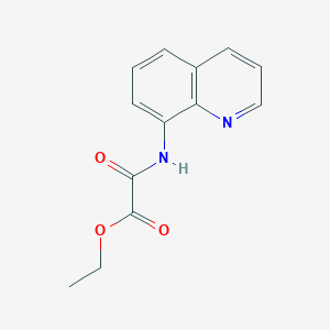 Acetic acid, oxo(8-quinolinylamino)-, ethyl ester